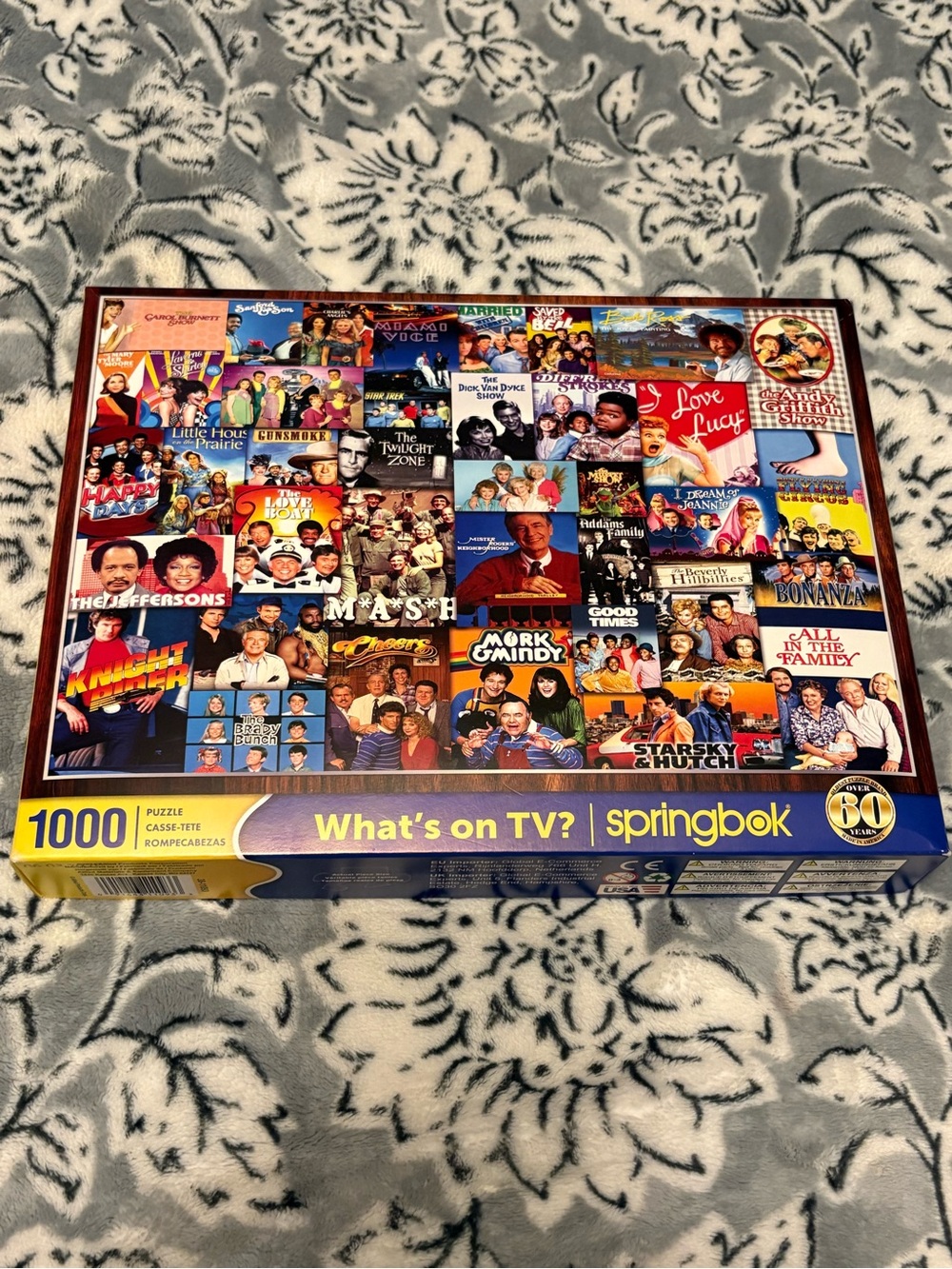 Springbok 80’s Sitcom Themed 1000-Piece Jigsaw Puzzle, Movie & TV, Multicolor